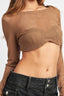 LONG SLEEVE MESH BRA TOP - Premium  from Emory Park - Just $41.60! Shop now at Alexi and Gray