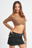 LONG SLEEVE MESH BRA TOP - Premium  from Emory Park - Just $41.60! Shop now at Alexi and Gray