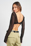 LONG SLEEVE MESH BRA TOP - Premium  from Emory Park - Just $41.60! Shop now at Alexi and Gray