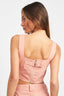 CROPPED CONTRAST CORSET TOP - Premium  from Emory Park - Just $44.20! Shop now at Alexi and Gray