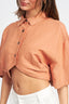 WIDE SLEEVE CROPPED SHIRT - Premium  from Emory Park - Just $50.70! Shop now at Alexi and Gray