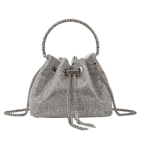 Chic Design Mini Bucket Bag diamond Sling Purse - Premium  from Sifides - Just $43.16! Shop now at Alexi and Gray