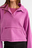 Pocket Detail Boxy Fleece Pullover Sweater - Premium  from LE LIS - Just $43.94! Shop now at Alexi and Gray