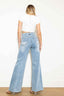 Criss Cross High Waisted Wide Leg Jeans - Premium  from Vibrant M.i.U - Just $50.04! Shop now at Alexi and Gray