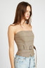 PEPLUM BELTED CORSET TOP - Premium  from Emory Park - Just $52.00! Shop now at Alexi and Gray