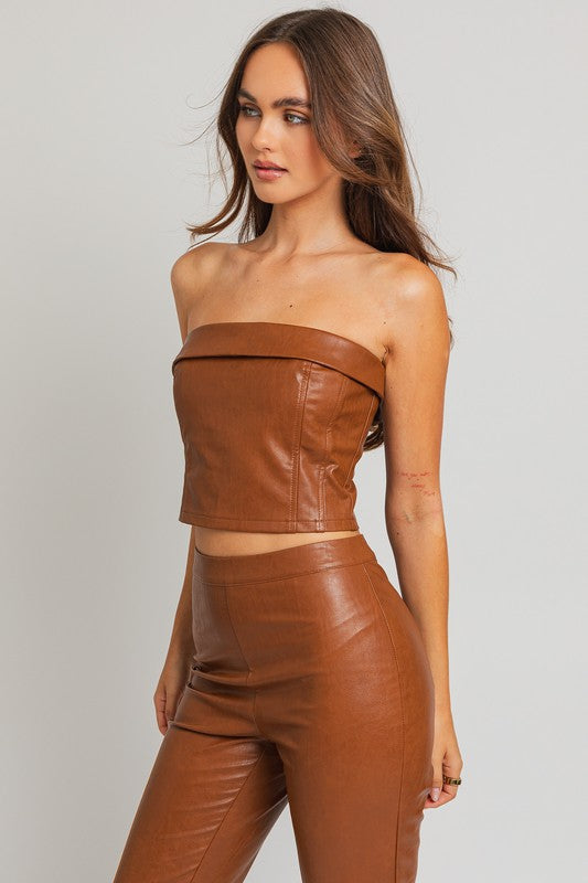 Corset Tube Top - Premium  from LE LIS - Just $38.42! Shop now at Alexi and Gray
