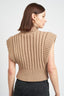 RIBBED TURTLE NECK VEST - Premium  from Emory Park - Just $43.40! Shop now at Alexi and Gray