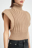 RIBBED TURTLE NECK VEST - Premium  from Emory Park - Just $43.40! Shop now at Alexi and Gray