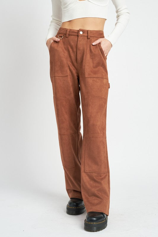 RELAXED FIT STRAIGHT LEG PANTS - Premium  from Emory Park - Just $54.60! Shop now at Alexi and Gray