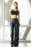 Vegan Leather Wide Leg Pants - Premium  from Vibrant M.i.U - Just $51.04! Shop now at Alexi and Gray