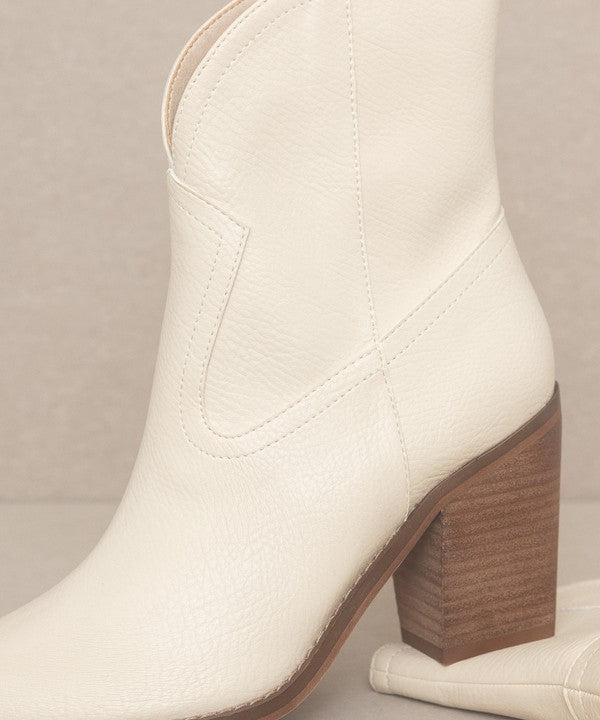 OASIS SOCIETY Harmony - Two Panel Western Booties - Premium  from KKE Originals - Just $68.06! Shop now at Alexi and Gray