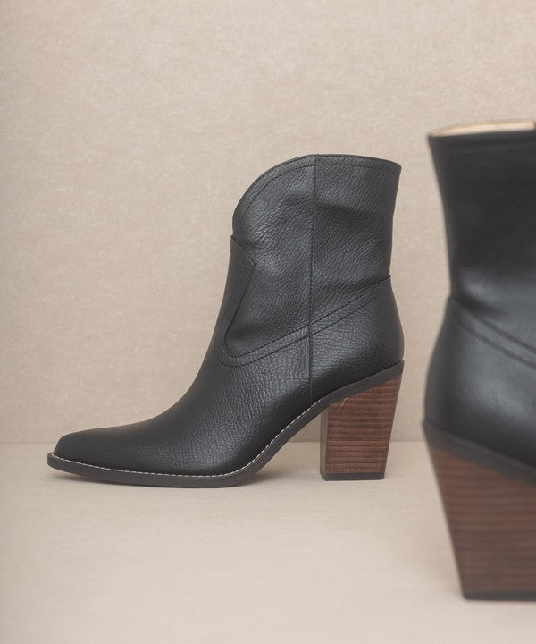 OASIS SOCIETY Harmony - Two Panel Western Booties - Premium  from KKE Originals - Just $68.06! Shop now at Alexi and Gray