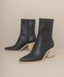 OASIS SOCIETY Vienna - Sleek Ankle Hugging Booties - Premium  from KKE Originals - Just $68.60! Shop now at Alexi and Gray