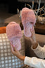 The Keira Solid Plush Slippers - Premium  from Julia Rose - Just $12.98! Shop now at Alexi and Gray