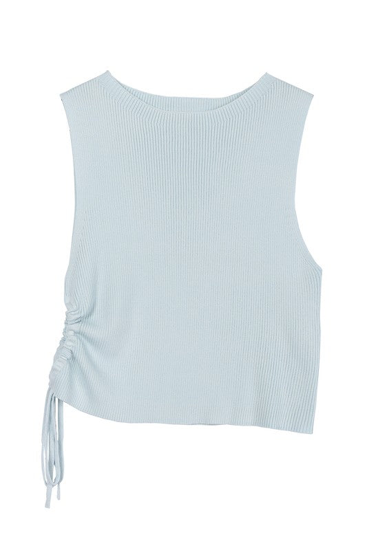 SL rib pullover top - Premium  from Lilou - Just $18.50! Shop now at Alexi and Gray