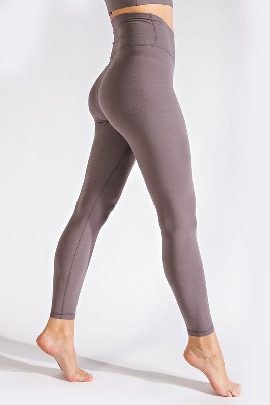 V Waist Full Length Leggings - Premium  from Rae Mode - Just $19.24! Shop now at Alexi and Gray