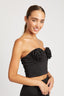 ROSETTE BUSTIER TOP - Premium  from Emory Park - Just $49.40! Shop now at Alexi and Gray