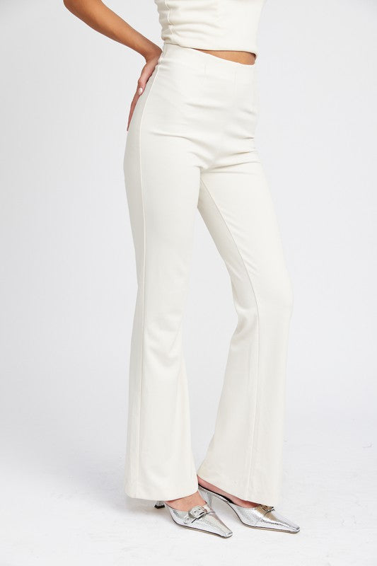 High Waist Flared Pants - Premium  from Emory Park - Just $50.70! Shop now at Alexi and Gray