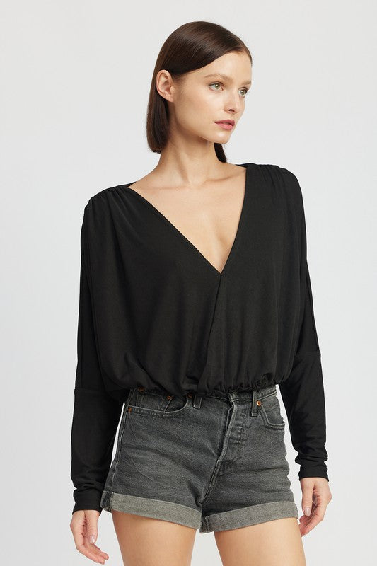 DOLMAN TWIST FRONT TOP - Premium  from Emory Park - Just $44.20! Shop now at Alexi and Gray