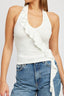 RUFFLED HALTER TOP - Premium  from Emory Park - Just $33.80! Shop now at Alexi and Gray