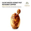 Olive Wood Honey Pot w/Honey Dipper - Premium  from Choixe - Just $35.99! Shop now at Alexi and Gray