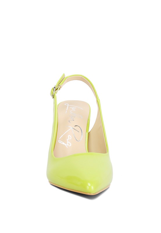 Dalaney Slingback High Block Sandals - Premium  from Rag Company - Just $44.24! Shop now at Alexi and Gray