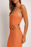 Square Neck Sleeveless Crochet Midi Dress - Premium  from LE LIS - Just $75.60! Shop now at Alexi and Gray