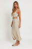 Square Neck Sleeveless Crochet Midi Dress - Premium  from LE LIS - Just $75.60! Shop now at Alexi and Gray