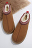 Chestnut Suede Contrast Plush Lined Snow Boots - Premium  from SHEWIN INC. - Just $42.08! Shop now at Alexi and Gray