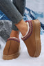 Chestnut Suede Contrast Plush Lined Snow Boots - Premium  from SHEWIN INC. - Just $42.08! Shop now at Alexi and Gray