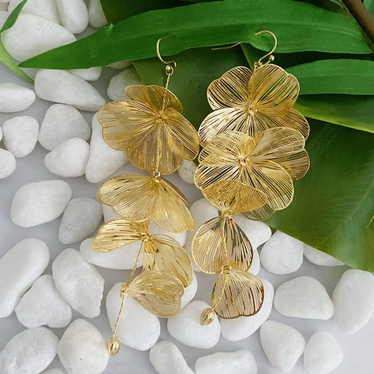 Artful Filigree Flower Drop Earrings - Premium  from Ellison and Young - Just $35.10! Shop now at Alexi and Gray