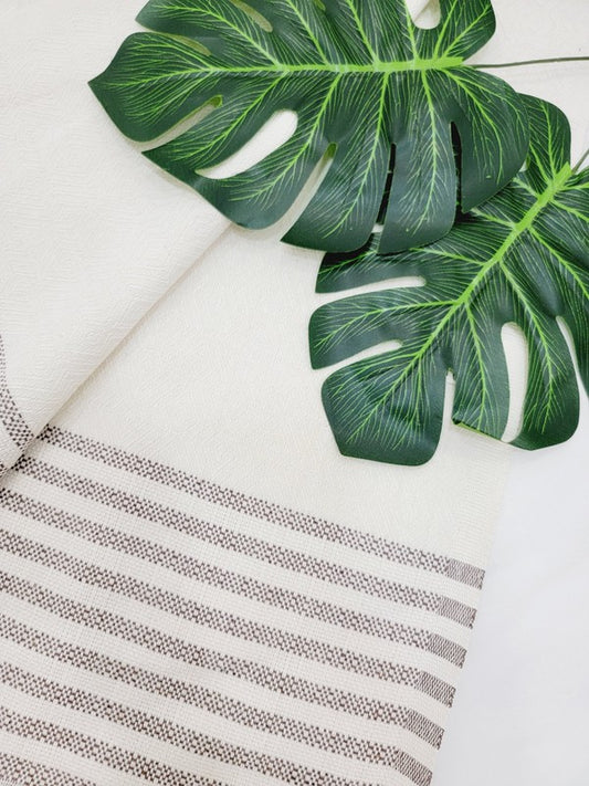Throw Blanket XLarge Authentic Wave,Turkish cotton - Premium  from Ebru Home - Just $51.96! Shop now at Alexi and Gray