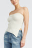 ASYMMETRICAL RUCHED TUBE TOP - Premium  from Emory Park - Just $44.20! Shop now at Alexi and Gray