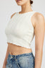 RIB CROPPED TANK TOP - Premium  from Emory Park - Just $46.80! Shop now at Alexi and Gray