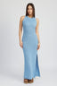 HALTER NECK MAXI DRESS WITH OPEN BACK - Premium  from Emory Park - Just $62.40! Shop now at Alexi and Gray