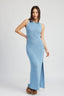 HALTER NECK MAXI DRESS WITH OPEN BACK - Premium  from Emory Park - Just $62.40! Shop now at Alexi and Gray