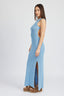 HALTER NECK MAXI DRESS WITH OPEN BACK - Premium  from Emory Park - Just $62.40! Shop now at Alexi and Gray