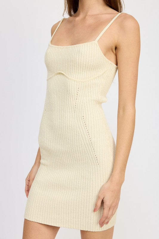 SPAGHETTI STRAP BODYCON DRESS - Premium  from Emory Park - Just $52! Shop now at Alexi and Gray