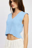 CROP VEST STYLE TOP - Premium  from Emory Park - Just $46.80! Shop now at Alexi and Gray