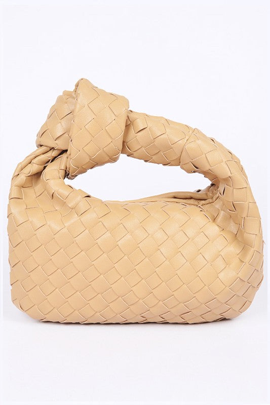 Braided Top Knot Clutch Bag - Premium  from Artini Accessories - Just $40.30! Shop now at Alexi and Gray