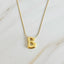 Balloon Letter Initial Necklace - Premium  from Ellison and Young - Just $19.50! Shop now at Alexi and Gray