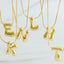 Balloon Letter Initial Necklace - Premium  from Ellison and Young - Just $19.50! Shop now at Alexi and Gray