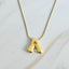 Balloon Letter Initial Necklace - Premium  from Ellison and Young - Just $19.50! Shop now at Alexi and Gray