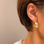 Wave Twisted Hoop Earrings - Premium  from Ellison and Young - Just $22.10! Shop now at Alexi and Gray