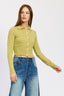 LONG SLEEVE BUTTON UP RIBBED TOP - Premium  from Emory Park - Just $43.40! Shop now at Alexi and Gray