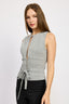 SLEEVELESS TOP WITH FRONT CUTOUT - Premium  from Emory Park - Just $41.60! Shop now at Alexi and Gray