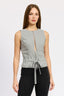 SLEEVELESS TOP WITH FRONT CUTOUT - Premium  from Emory Park - Just $41.60! Shop now at Alexi and Gray