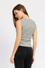 SLEEVELESS TOP WITH FRONT CUTOUT - Premium  from Emory Park - Just $41.60! Shop now at Alexi and Gray