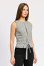 SLEEVELESS TOP WITH FRONT CUTOUT - Premium  from Emory Park - Just $41.60! Shop now at Alexi and Gray