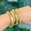 Golden Spring Soft Bangle Bracelet - WIDE - Premium  from Ellison and Young - Just $28.85! Shop now at Alexi and Gray